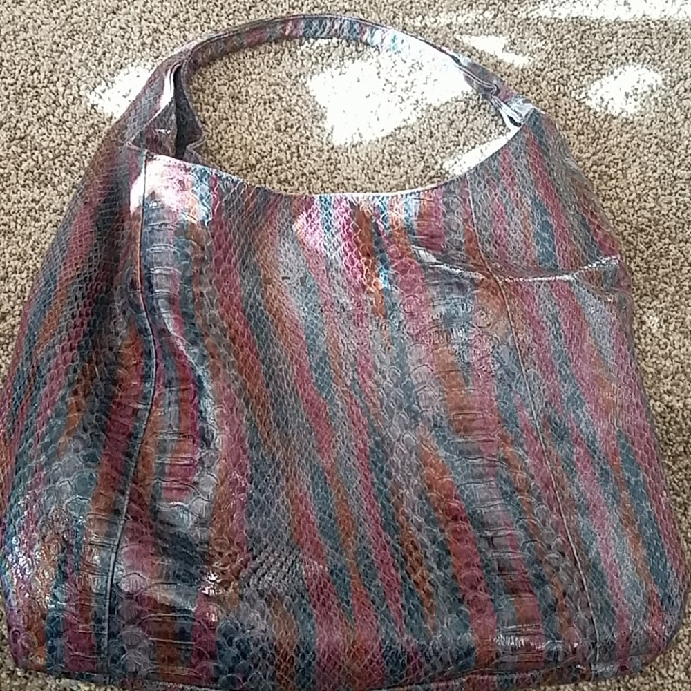 COPY - Snake skin hobo bag